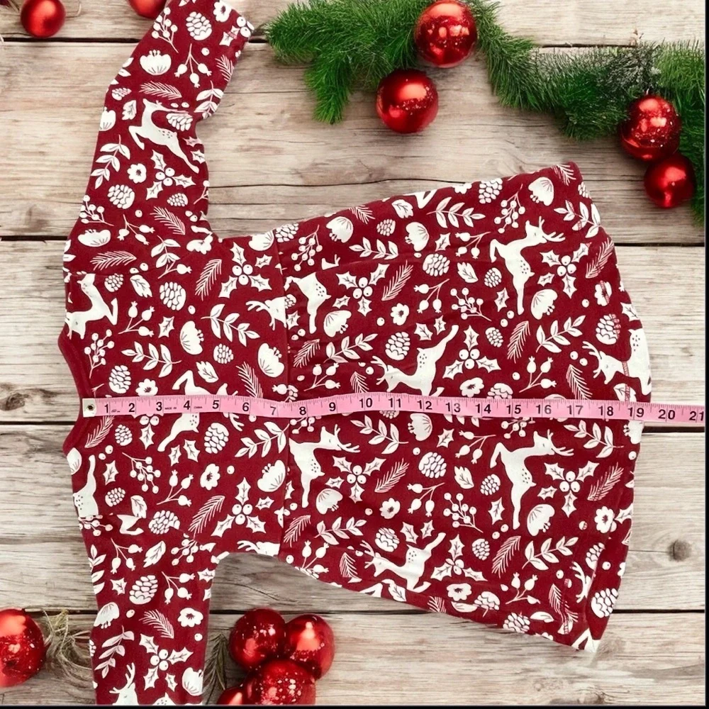 Touched by Nature  Red and White Toddler Girl Dress